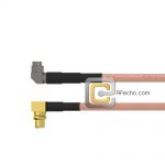 Right Angle SMA Male to Right Angle MMCX Plug RG-316 Coax and RoHS F065-321R0-271R0-30-N
