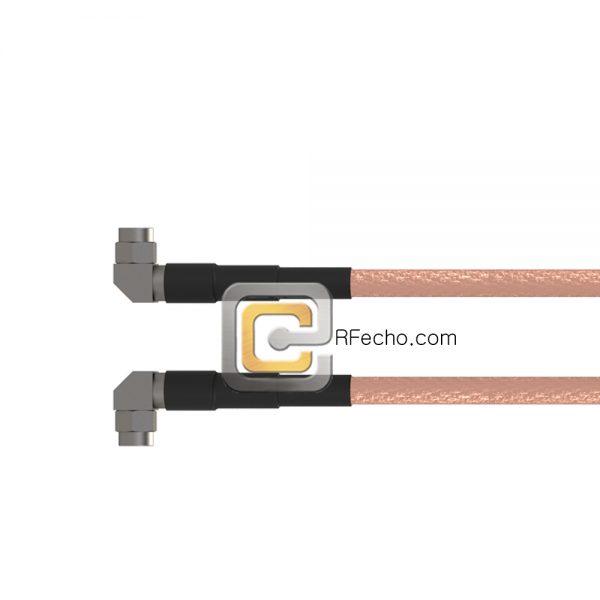 Right Angle SMA Male to Right Angle SMA Male RG-316 Coax and RoHS F065-321R0-321R0-30-N