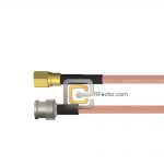 SMC Plug to BNC Male RG-316 Coax and RoHS F065-341S0-221S0-30-N