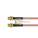 SMA Female Bulkhead to SMA Female Bulkhead RG-58 Coax and RoHS F070-320S1-320S1-50-N