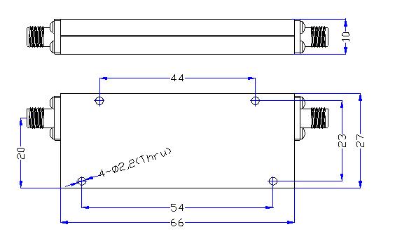 DC-1.25GHz, Rejection: ≥60dB @ 1.52～4.7GHz, Low Pass Cavity Filter OLP-1250 01